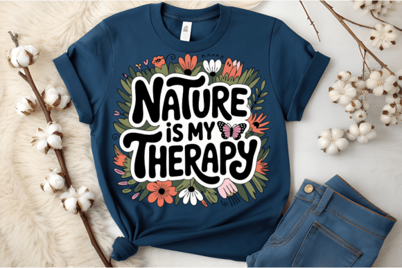 Download Nature Therapy T-shirt Design - Nature Collection