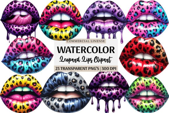 Download Leopard Lips Sublimation Clipart - Lips sublimation Collection